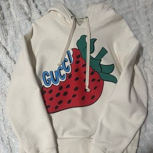 strawberry gucci mens hoodie